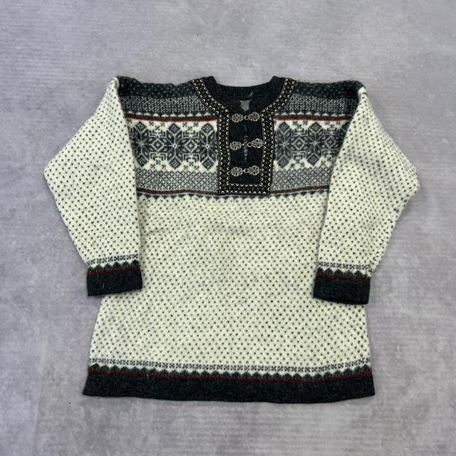 Vintage Women's Jumper - White - S on Productcaster.