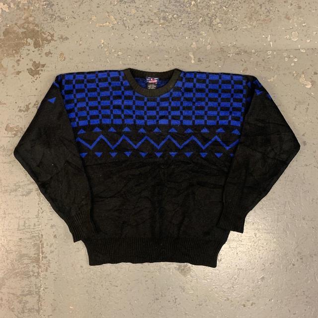 Preloved Men's Jumper - Black - XL on Productcaster.