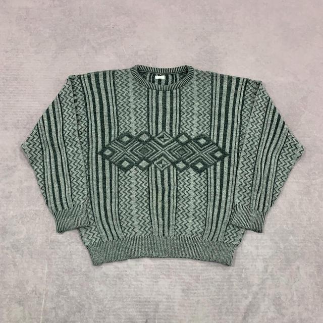 Vintage Men's Jumper - Multi - L on Productcaster.