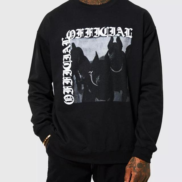 Boohoo Men's Jumper - Black - S on Productcaster.