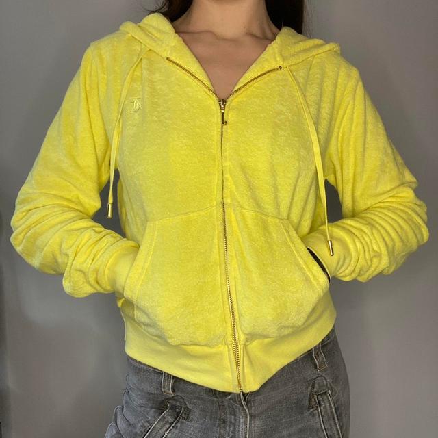 Juicy Couture Women's Hoodie - Yellow - 8 on Productcaster.