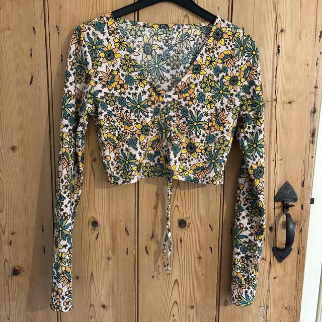 Primark Women's Crop top - Yellow - S on Productcaster.