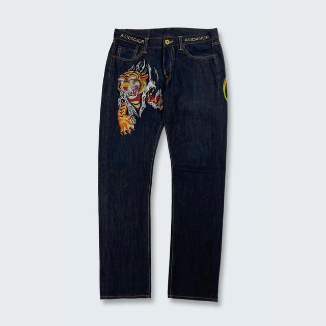 Ed Hardy Men's Jeans - Navy - 32" on Productcaster.