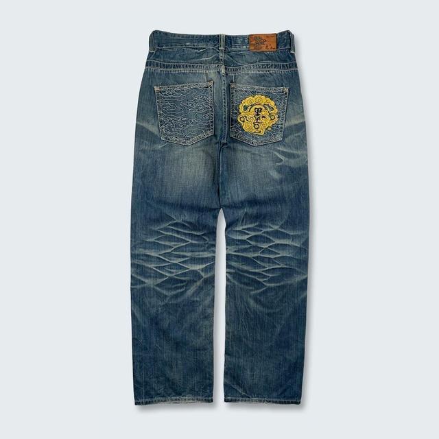 Vintage Men's Jeans - Blue - 32" on Productcaster.