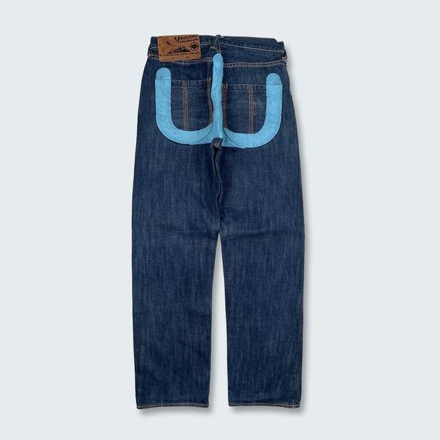 Evisu Men's Jeans - Navy - 29" on Productcaster.