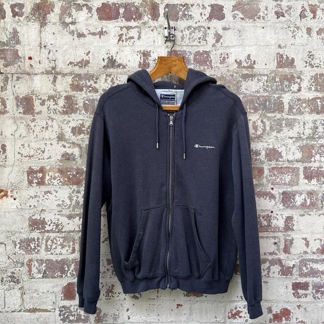 Champion Men's Hoodie - Grey - L on Productcaster.