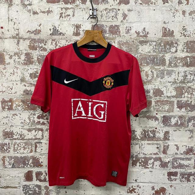 Nike Men's T-shirt - Red - L on Productcaster.