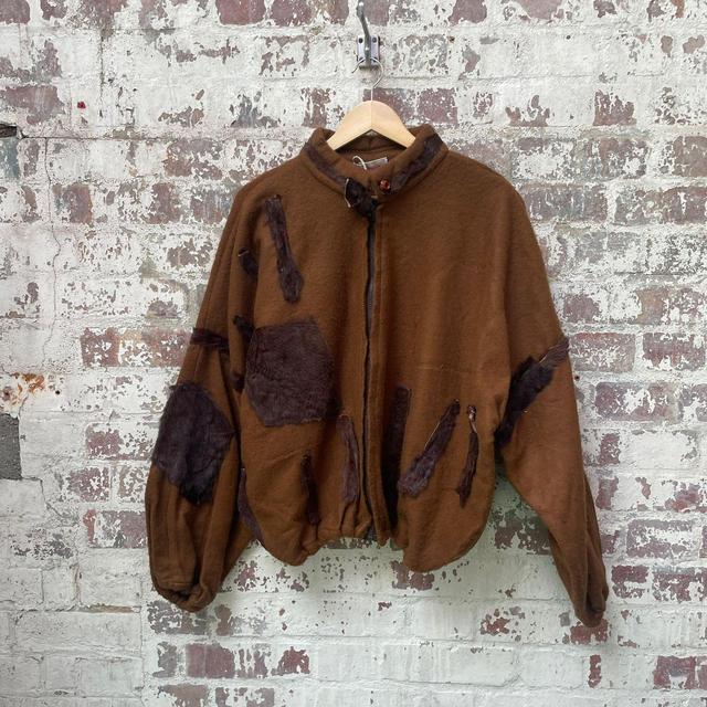 Vintage Men's Coat - Brown - XL on Productcaster.