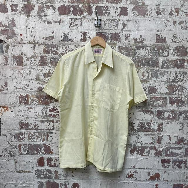 Vintage Men's Shirt - Yellow - L on Productcaster.