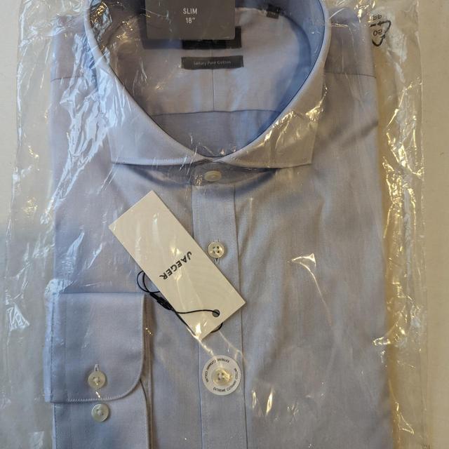 Jaeger Men's Shirt - Blue - L on Productcaster.