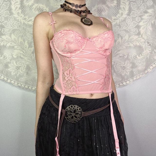 New Look Women's Corset - Pink - 10 on Productcaster.