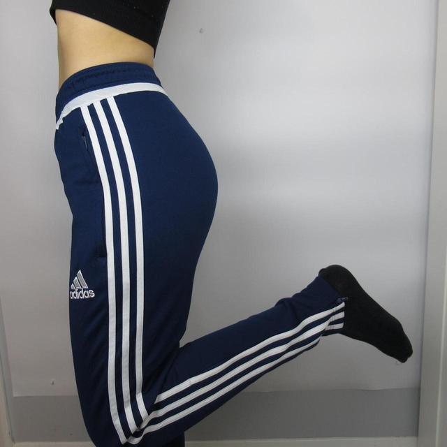 Adidas Men's Sweatpants - Navy/White - S on Productcaster.