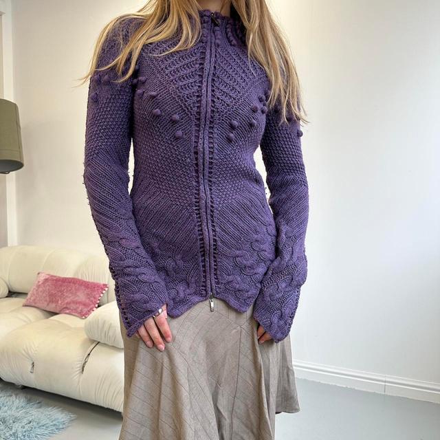 !M?ERFECT Women's Cardigan - Purple - S on Productcaster.