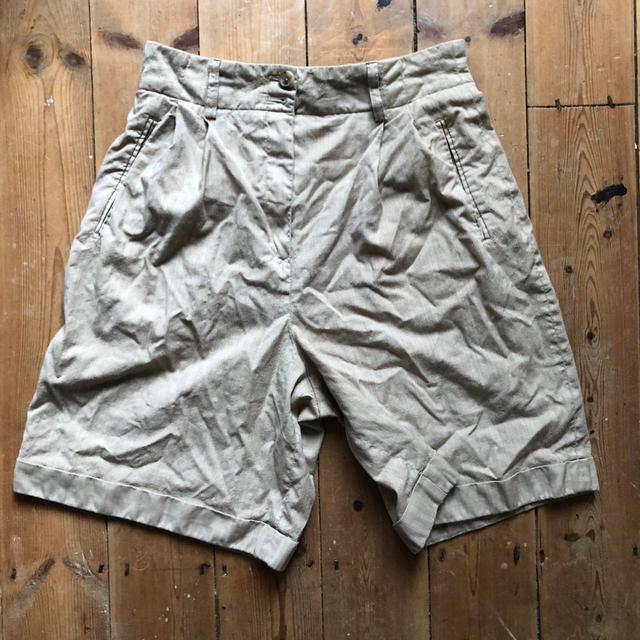 Women's Shorts - Tan/Cream - UK 8 on Productcaster.