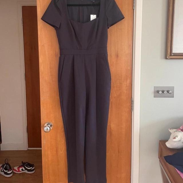 French Connection Women's Straight leg Jumpsuit - Navy - UK 10 on Productcaster.