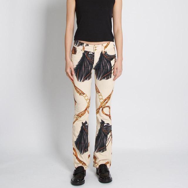 Dolce & Gabbana Women's Trousers - Cream - 27" on Productcaster.