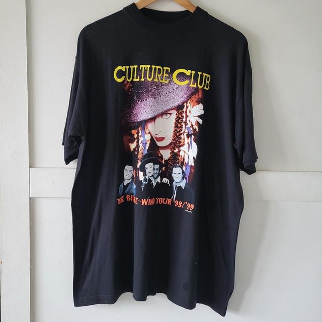 Vintage Men's T-shirt - Black - XL on Productcaster.