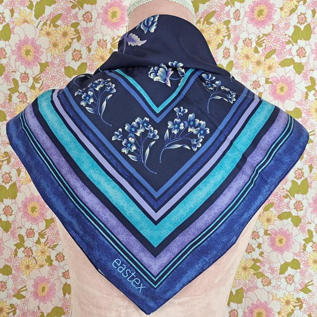 Designer Women's Scarf - Blue on Productcaster.