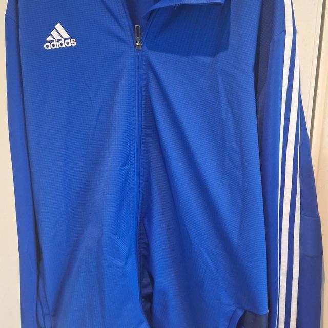 Adidas Men's Lightweight Jacket - Blue - XXL on Productcaster.