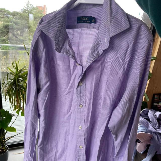 Polo Ralph Lauren Men's Shirt - Purple - L on Productcaster.