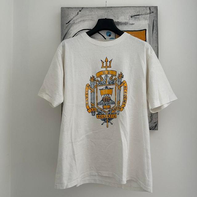 Vintage Men's T-shirt - White - L on Productcaster.