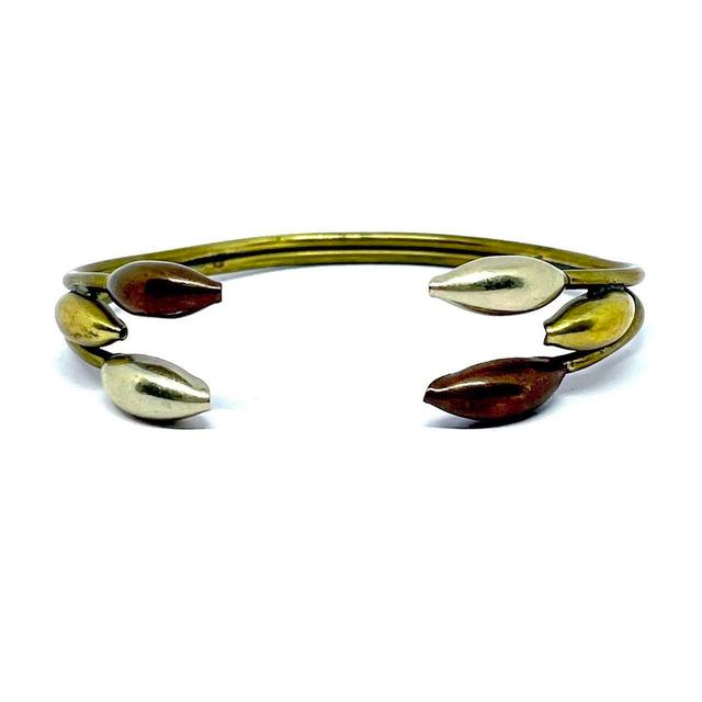 Vintage Women's Bracelet - Gold/Multi on Productcaster.