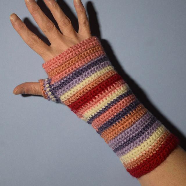 Handmade Women's Gloves - Multi on Productcaster.