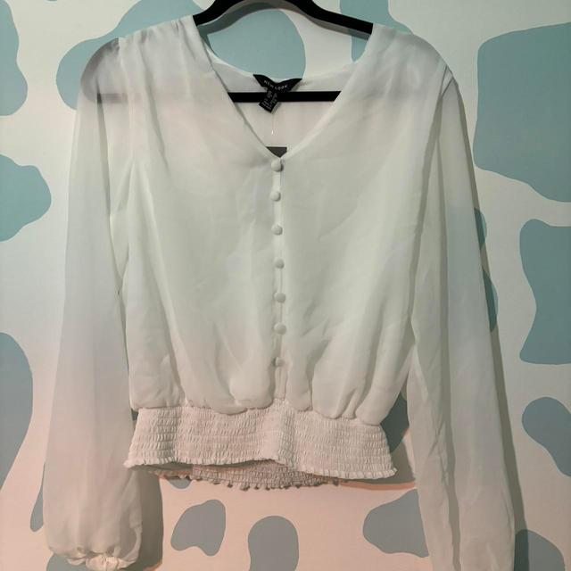 New Look Women's Blouse - White - 12 on Productcaster.