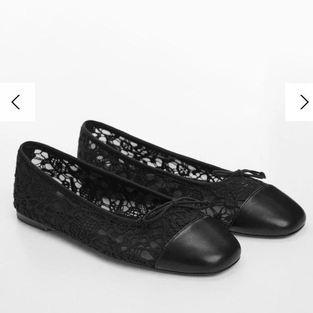 Mango Women's Ballet shoes - Black - UK 4 on Productcaster.