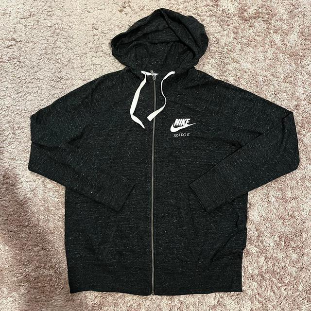 Nike Women's Hoodie - Grey/Black - XL on Productcaster.