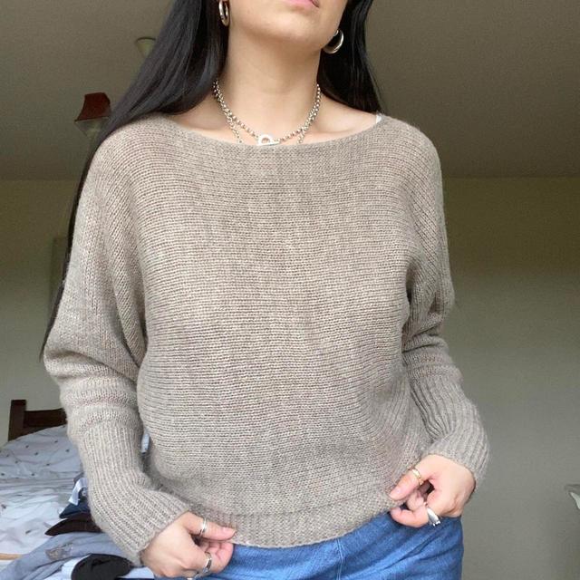 Vintage Women's Jumper - Grey - S on Productcaster.