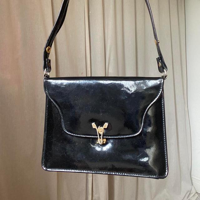 Vintage Women's Shoulder bags - Black on Productcaster.