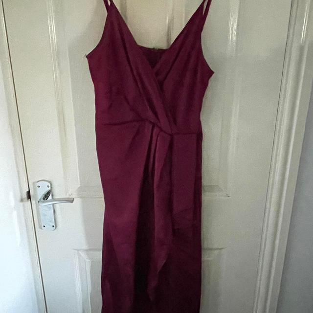 Nasty Gal Women's Dress - Burgundy/Purple - 10 on Productcaster.