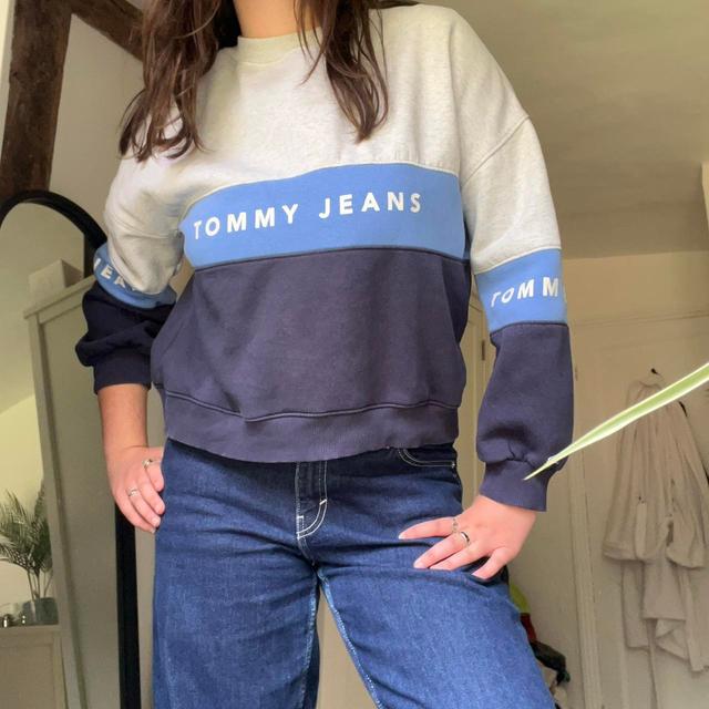 Tommy Hilfiger Women's Sweatshirt - Navy - S on Productcaster.