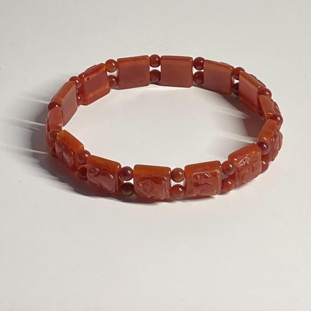 Vintage Women's Bracelet - Orange on Productcaster.