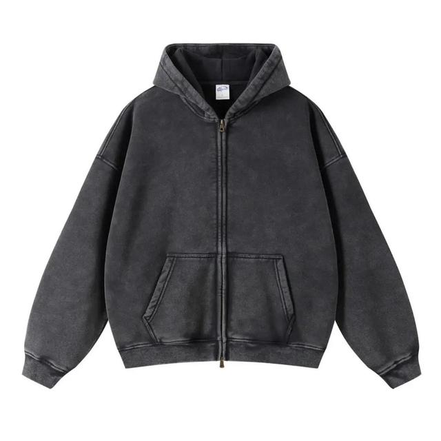 Vintage Men's Hoodie - Black - L on Productcaster.