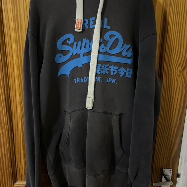 Superdry Women's Hoodie - Grey - 12 on Productcaster.