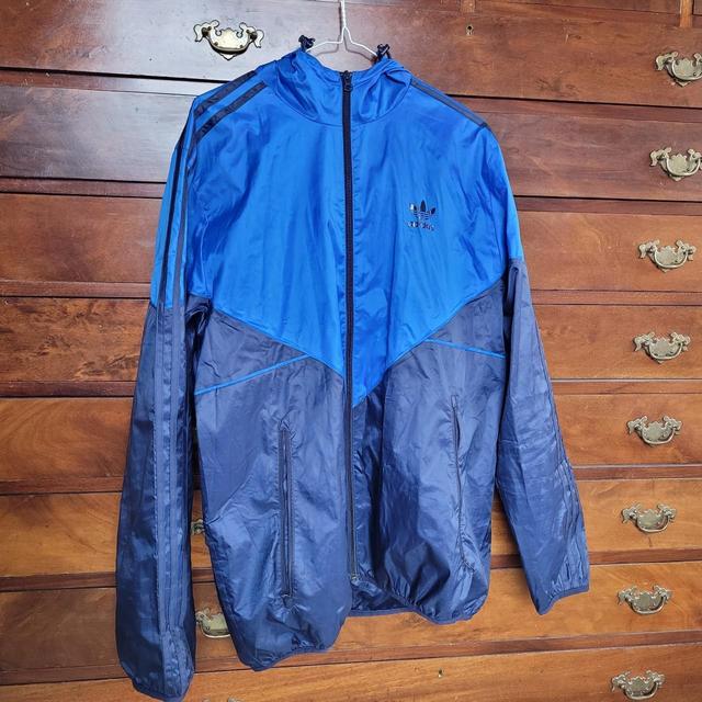 Adidas Men's Coats and jackets - Blue/Navy - L on Productcaster.