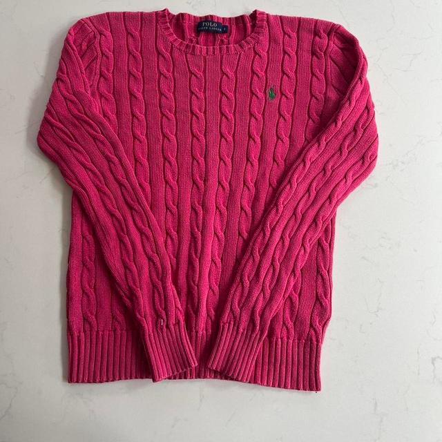 Ralph Lauren Women's Jumper - Pink - S on Productcaster.