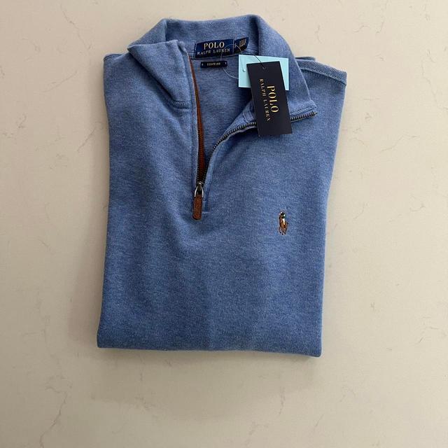 Ralph Lauren Men's Jumper - Blue - S on Productcaster.