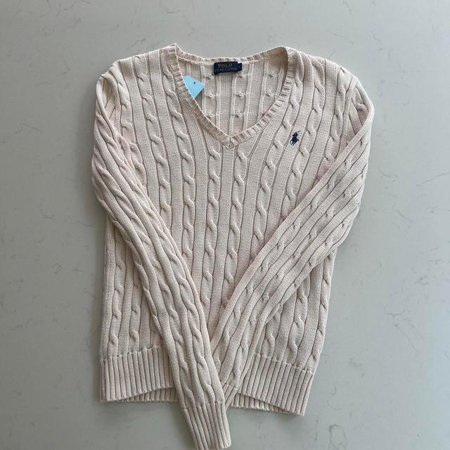 Ralph Lauren Women's Jumper - Cream - S on Productcaster.