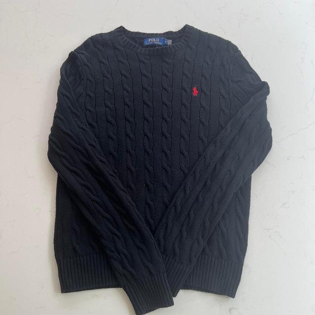 Ralph Lauren Men's Jumper - Black - M on Productcaster.