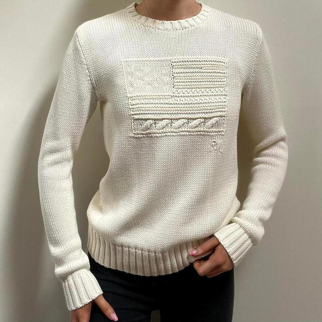 Ralph Lauren Women's Jumper - Cream - S on Productcaster.