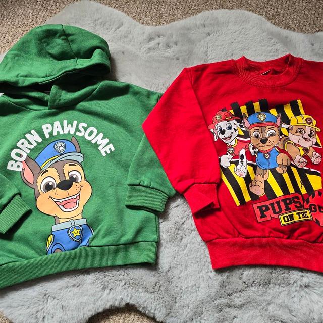 Nickelodeon Kids' Sweatshirt - Red/Green - 18-24 months on Productcaster.