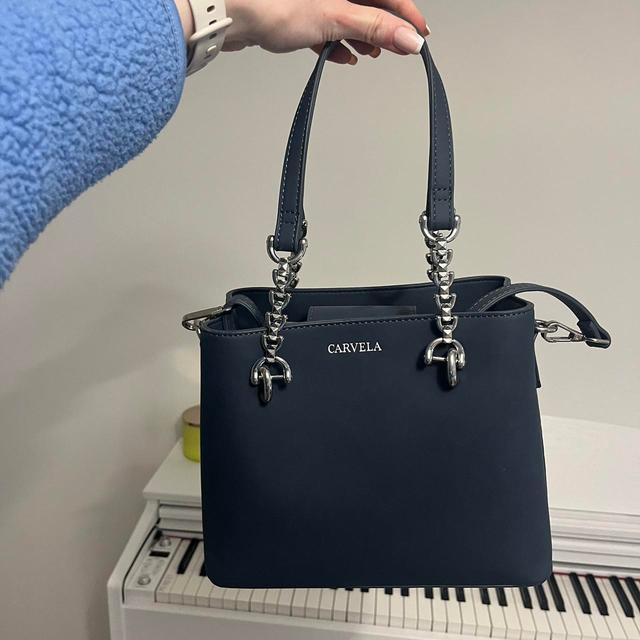 Carvela Women's Bag - Navy/Silver on Productcaster.