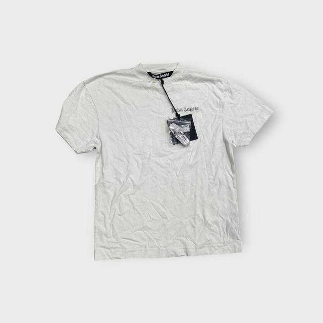 Palm Angels Men's T-shirt - White - XS on Productcaster.