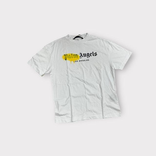 Palm Angels Men's T-shirt - White - XL on Productcaster.