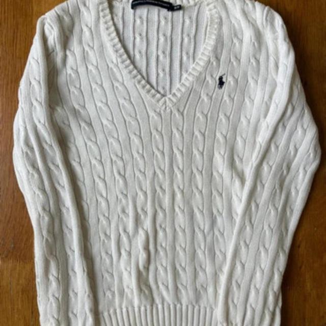 Ralph Lauren Women's Jumper - White/Cream - 10 on Productcaster.