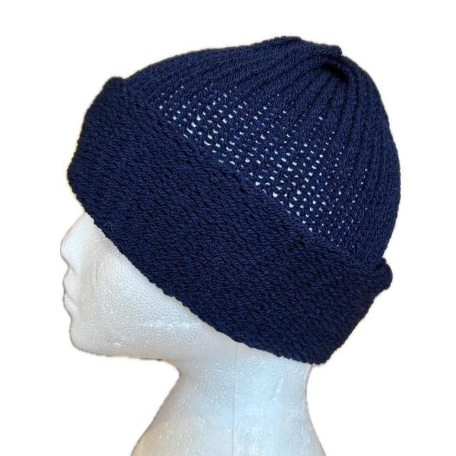 Handmade Men's Beanies - Navy on Productcaster.