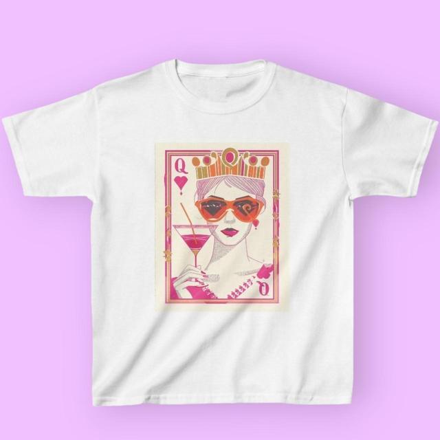 Vintage Women's T-shirt - White/Multi - XL on Productcaster.